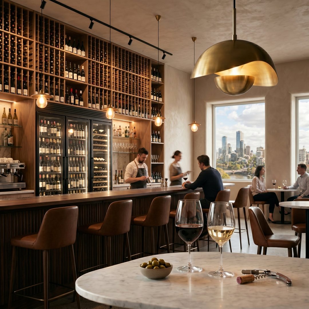 Over dinner on Flinders Lane