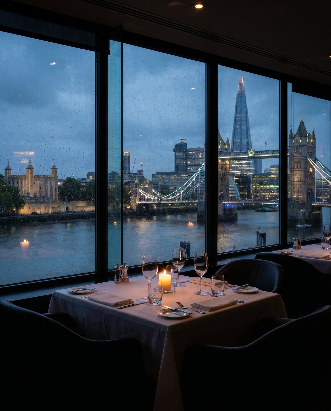 Over dinner in Mayfair