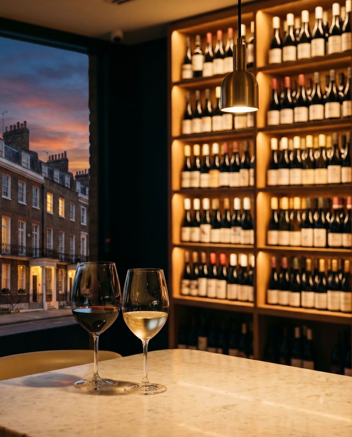 Over a drink in Chelsea
